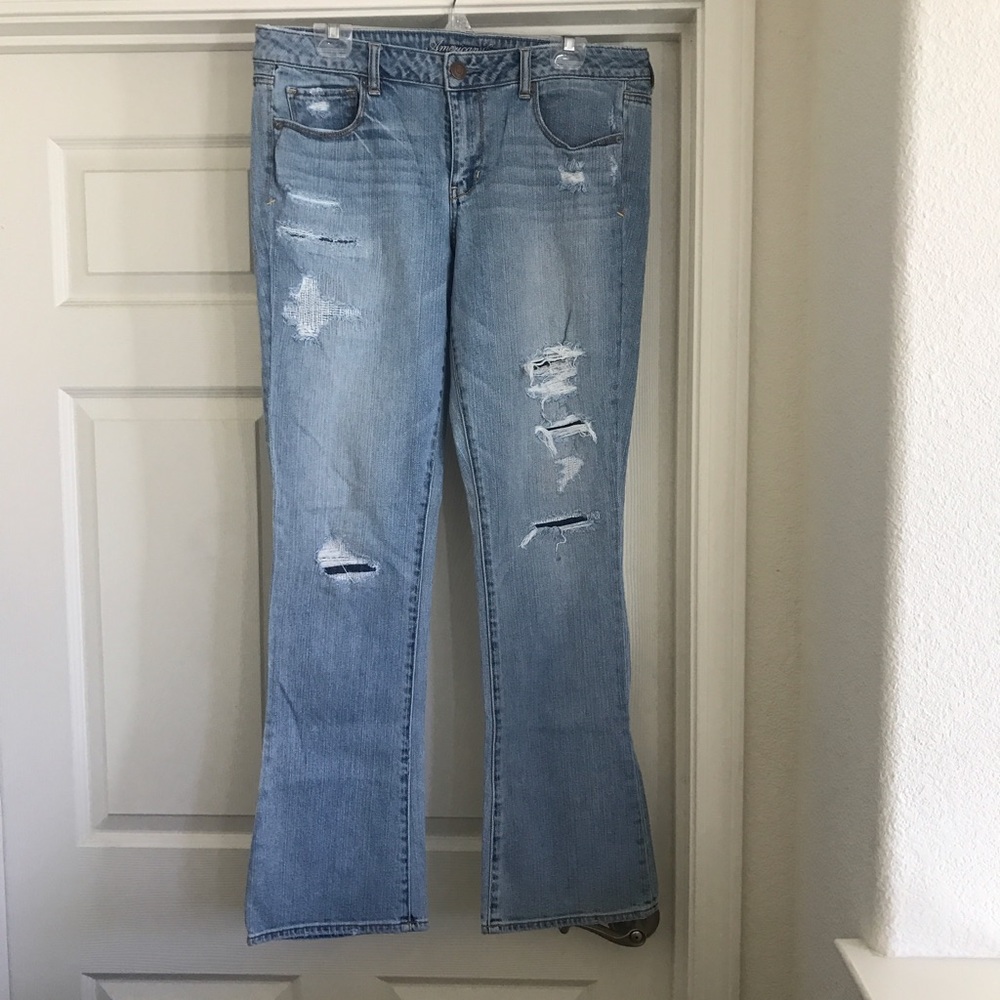 AEO Skinny Kick jeans size 14 Long