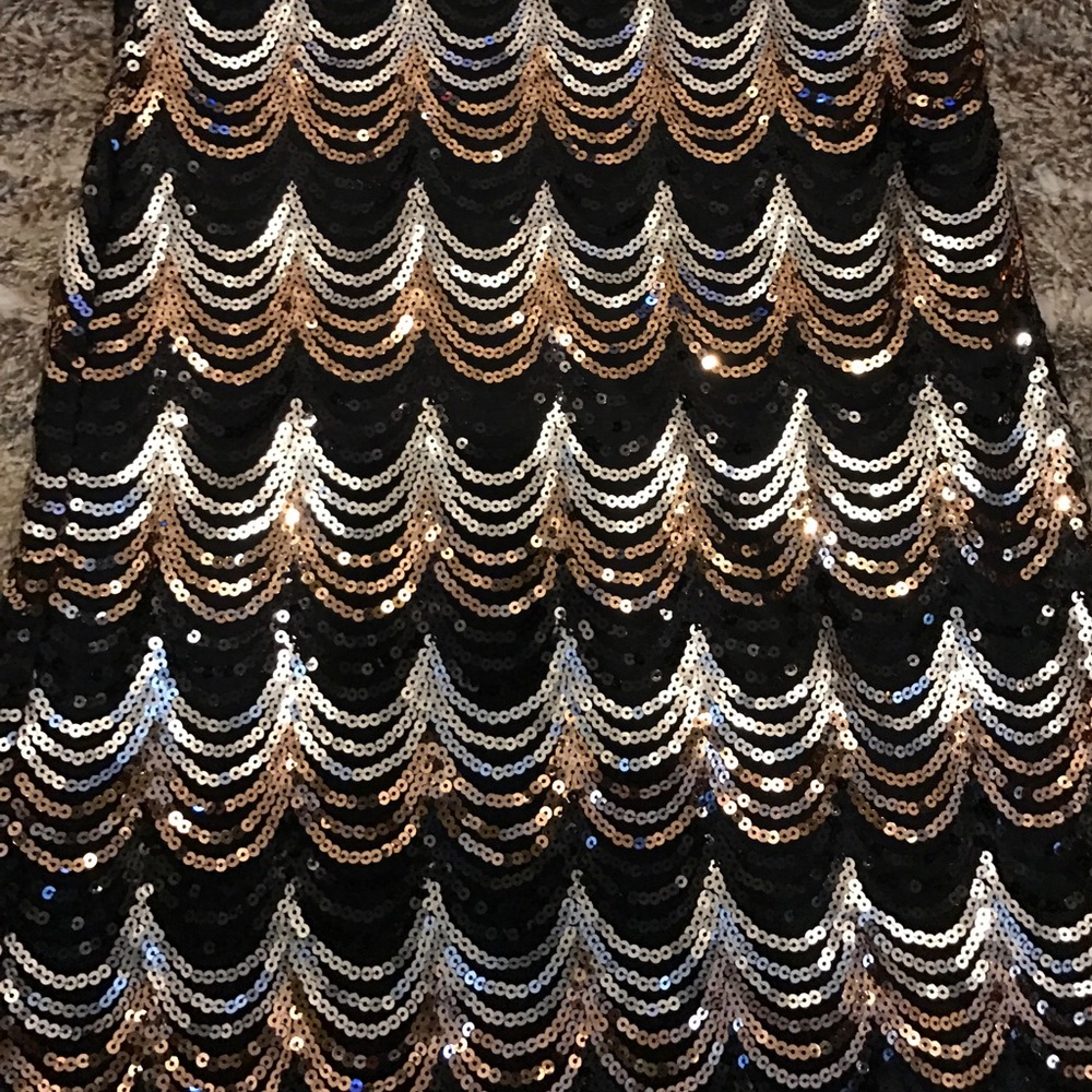 Black, Gold, Silver Sequins Dress!!!