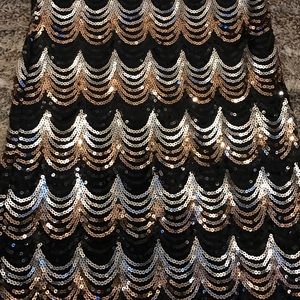 Black, Gold, Silver Sequins Dress!!!