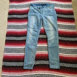 Washed look jeggings