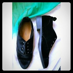 SALE! Black velvet loafers by Shoecult Nasty Gal