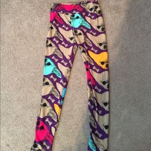 Lularoe chihuahua leggings OS