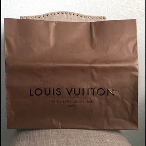 Authentic Louis Vuitton paper bag