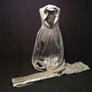 Justice 2pc set size 16 jacket 14 pants