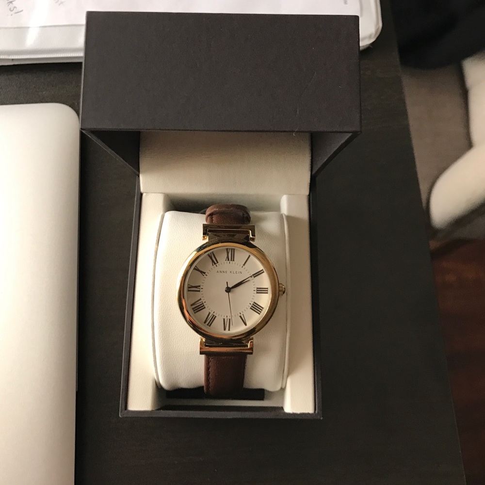 Leather watch