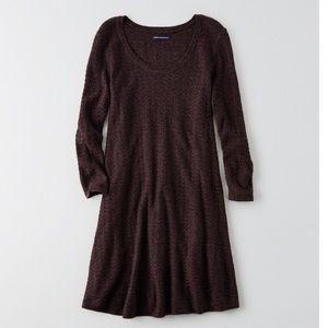 Plumb sweater dress