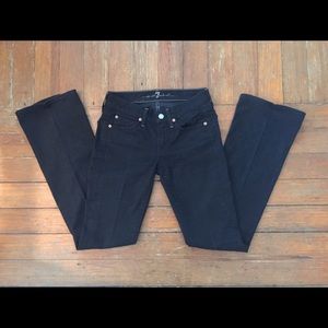 7 for all Mankind Kimmie black bootcut jean