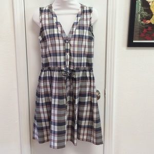 Gap Plaid Dress with Pockets, Size 0 Gap Plaid Dress with Pockets, Size 0