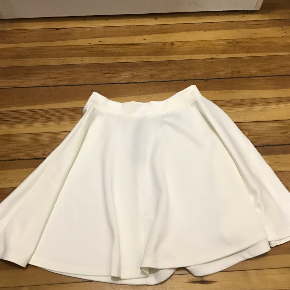 White Skater Skirt