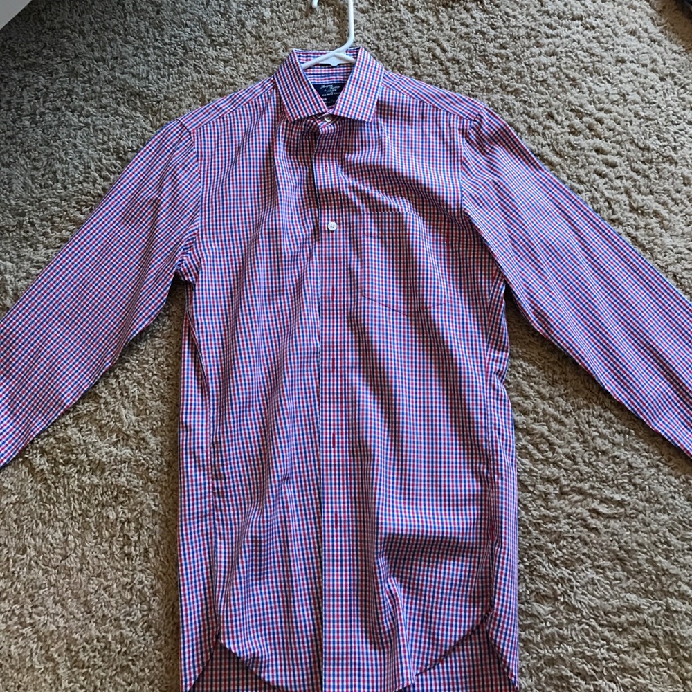 XS J Crew Wrinkle Free Shirt