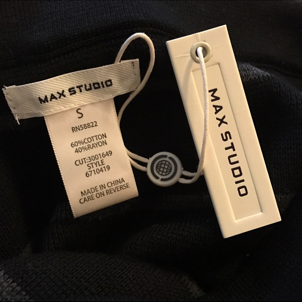 MAX SUDIO Knit Striped Midi Skirt - Picture 2 of 6