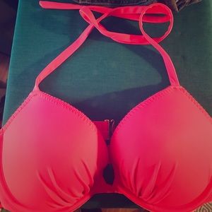 Hot pink bikini top