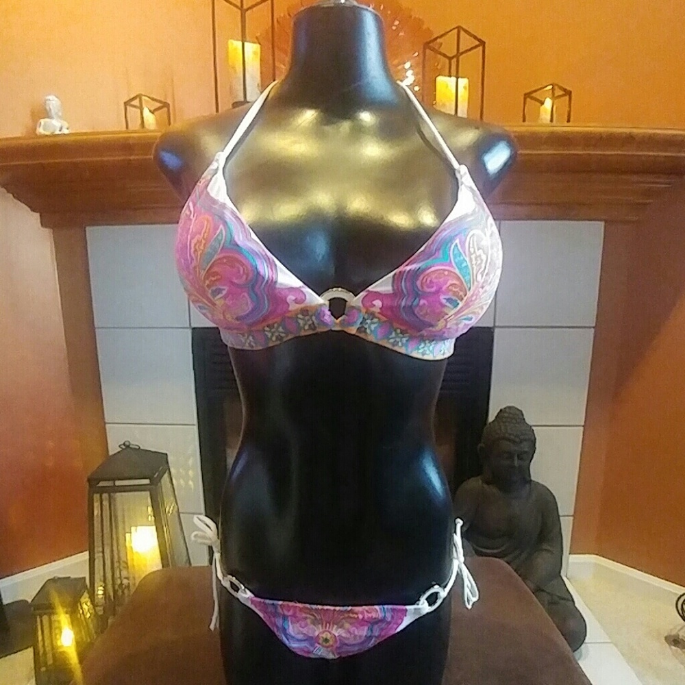 Victoria's Secret multi-color string bikini