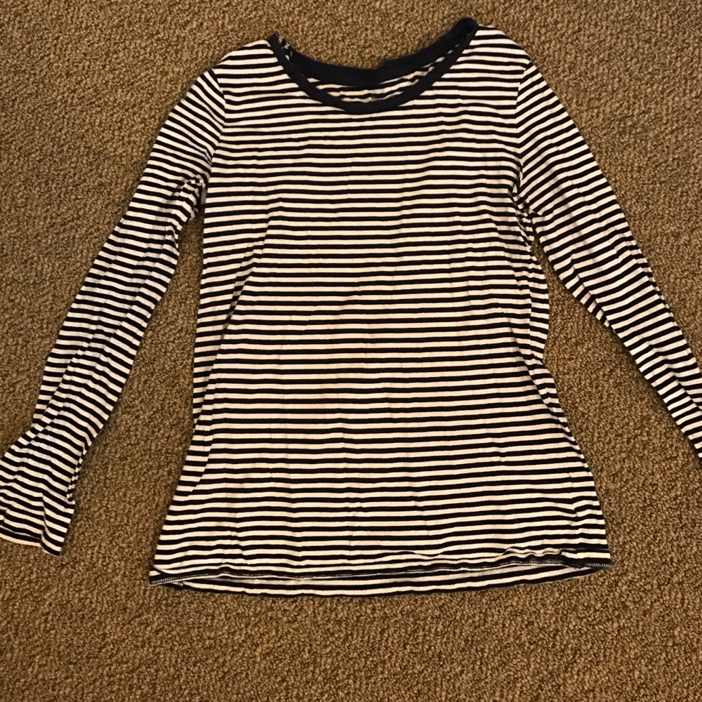 GAP Breton stripe long sleeved t shirt cotton