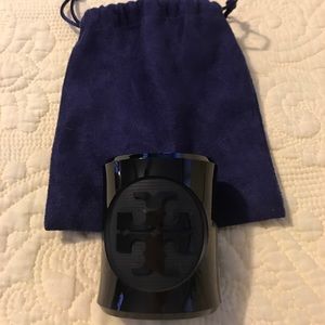 New Tory Burch Black Cuff Bracelet