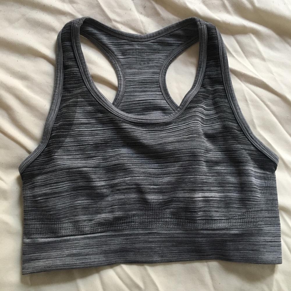 Heather Gray Sports Bra
