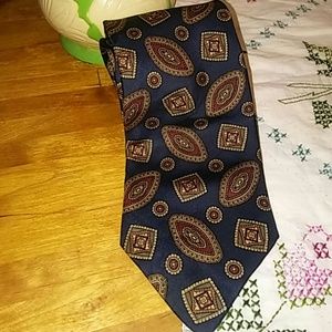 Vintage Balmain Italian Silk Tie. Extra Long!