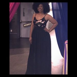 Floor length maxi dress