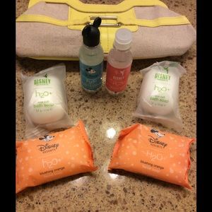 Disney travel size toiletries with makeup bag
