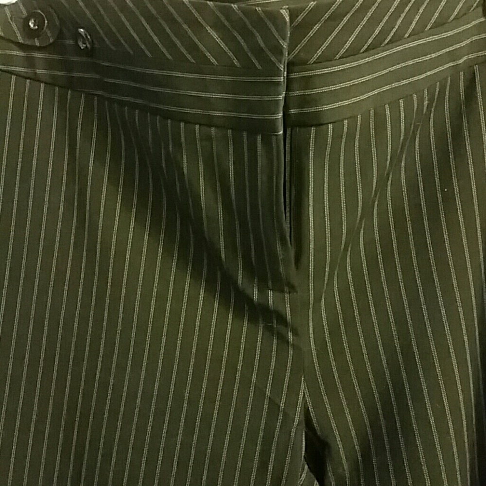 Kenneth Cole black, white pinstripes dress pant