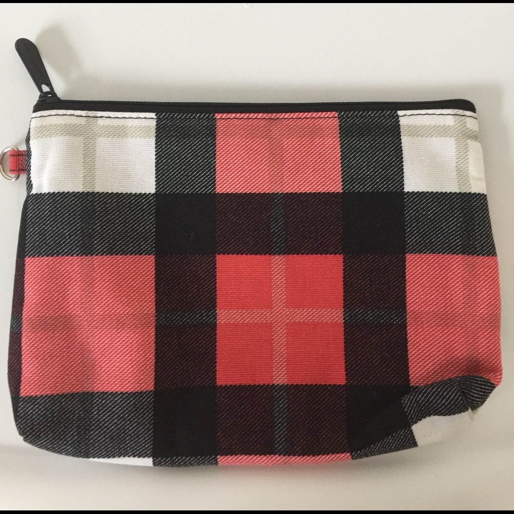 Thirty-One Mini Zipper Pouch in Check Mate