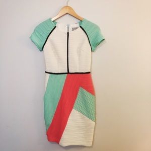 Maeve Graphic Block Sheath Dress!