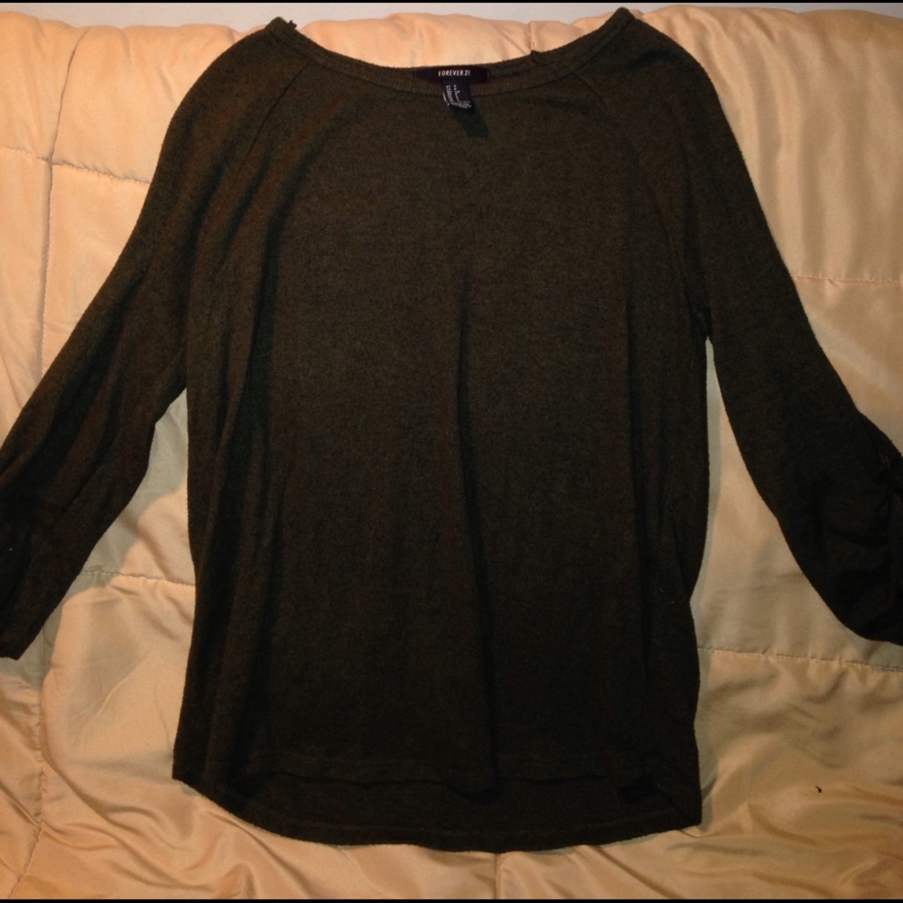 olive green long sleeve