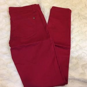Red Skinny Pants