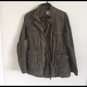 Army green cargo/utility jacket