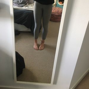 Lululemon cropped grey yoga pants- size 4