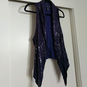 Sequin vest