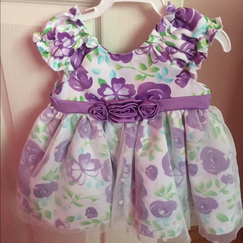 Floral dress with flowers