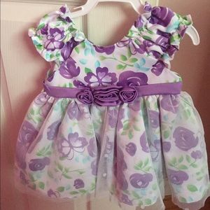 Floral dress with flowers