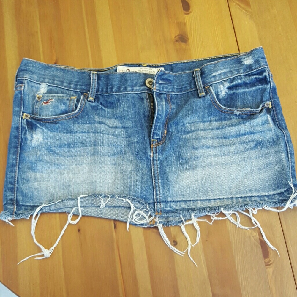 Hollister Mini Jean Skirt