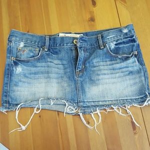 Hollister Mini Jean Skirt
