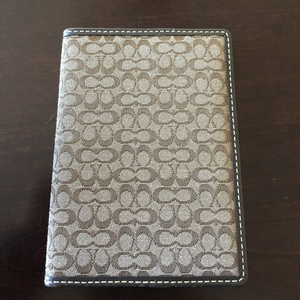 Coach passport cover