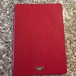 Kate Spade Saffiano Red Leather Ipad Air 2 Case