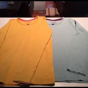Mini Boden Long Sleeve Tee Bundle, size 9-10