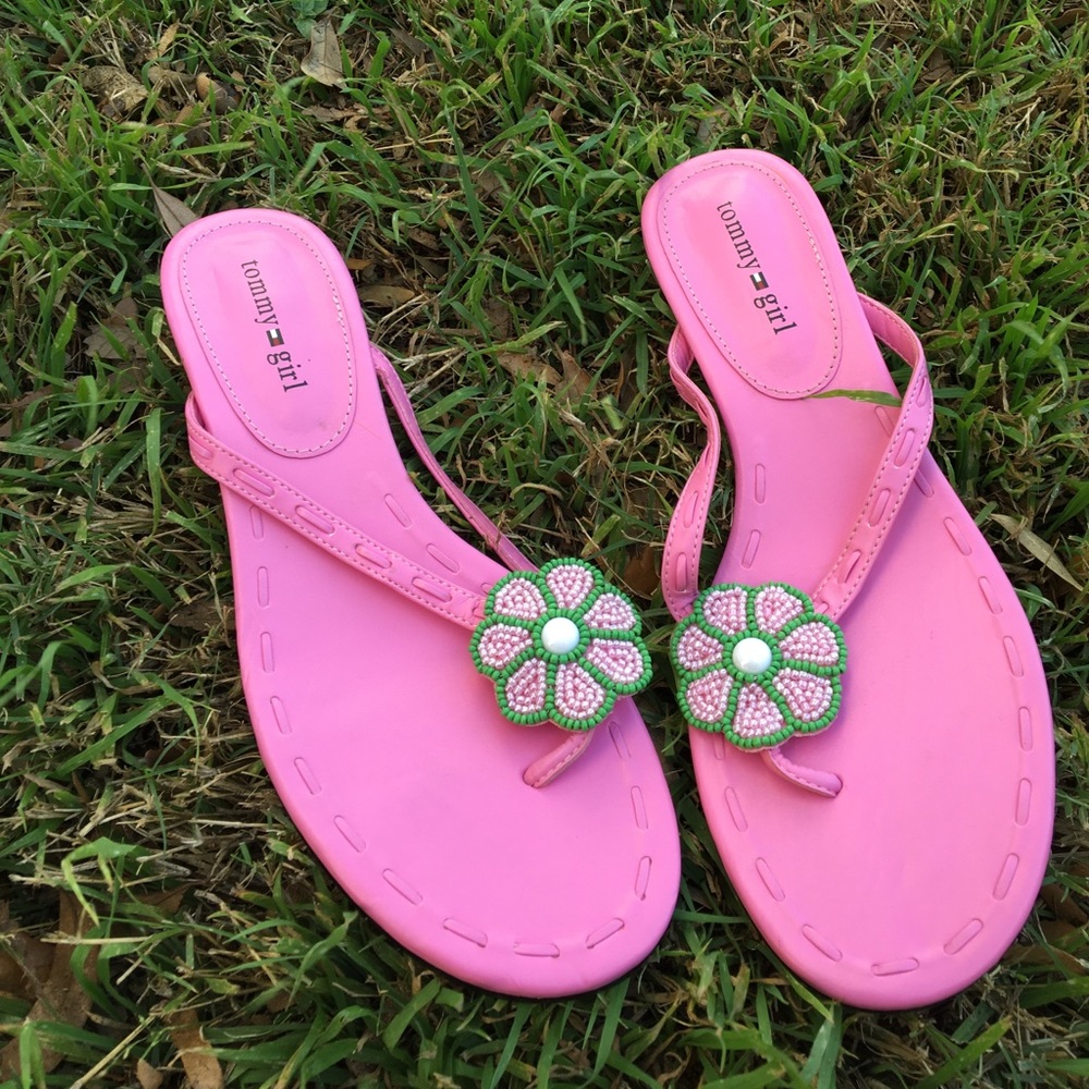 Tommy Girl Pink Low Heels