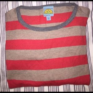 C&C California Cashmere Blend Stripe Sweater