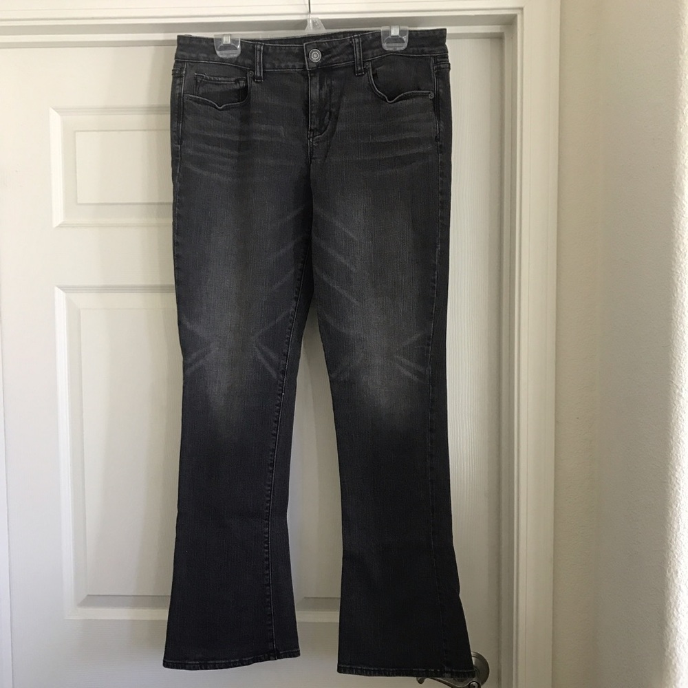 AEO Skinny Kick jeans size 14 Long black