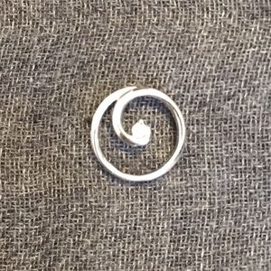 Zales Sterling Silver and Diamond Pendant