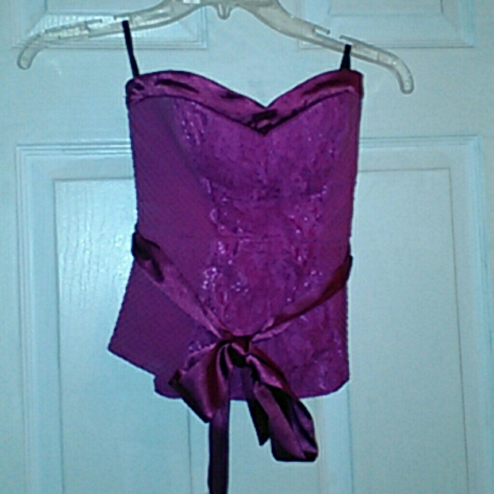 Silk & lace Corsette by bebe