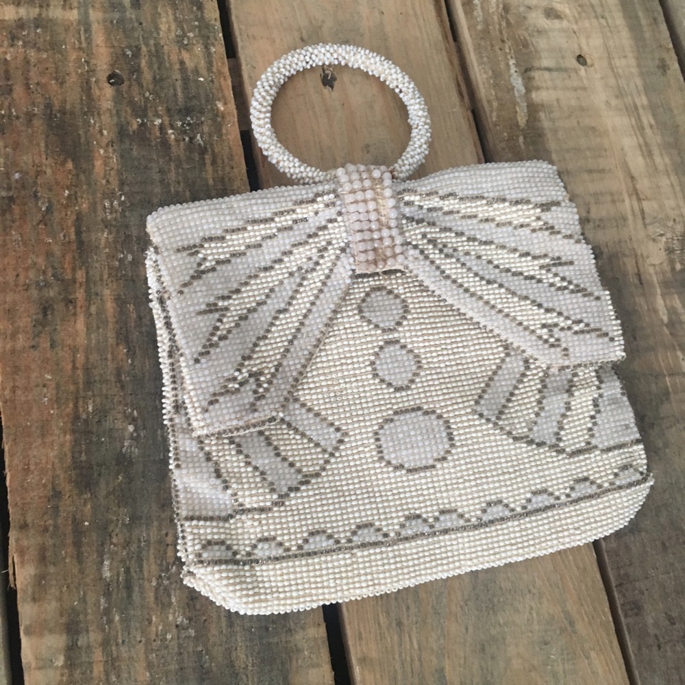 Antique Czech Beaded Bag