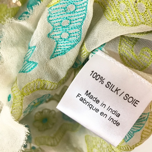 NWOT Anthropologie Glimmered Garden Silk Blouse - Picture 4 of 8