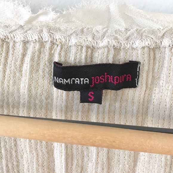 NWOT Anthropologie Glimmered Garden Silk Blouse - Picture 5 of 8