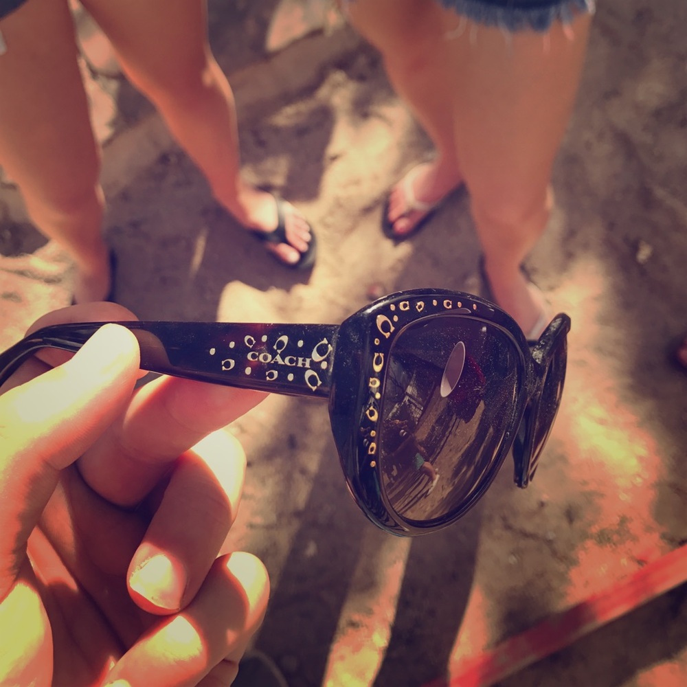 Coach - Tortoise Shell w/ gold embellishments!
