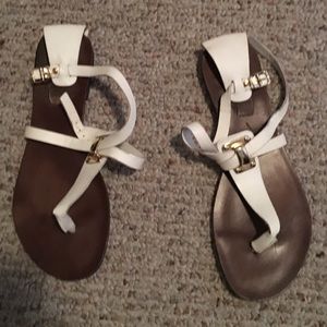 Steve Madden white strapping Sandals