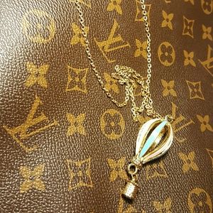 Hot-air ballon necklace