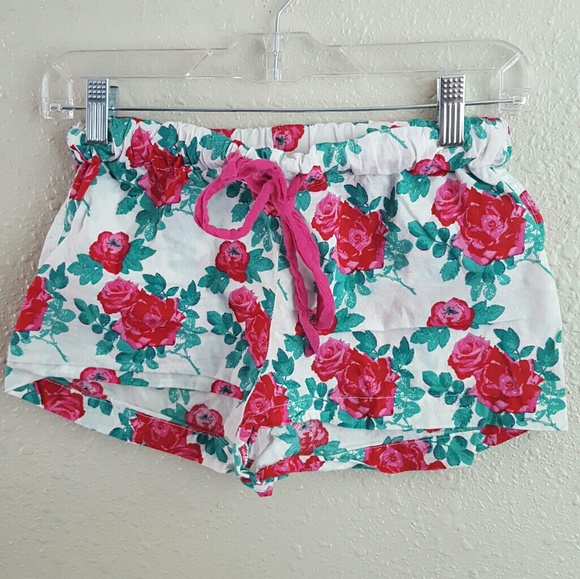 Comfy floral cotton shorts - Picture 1 of 2